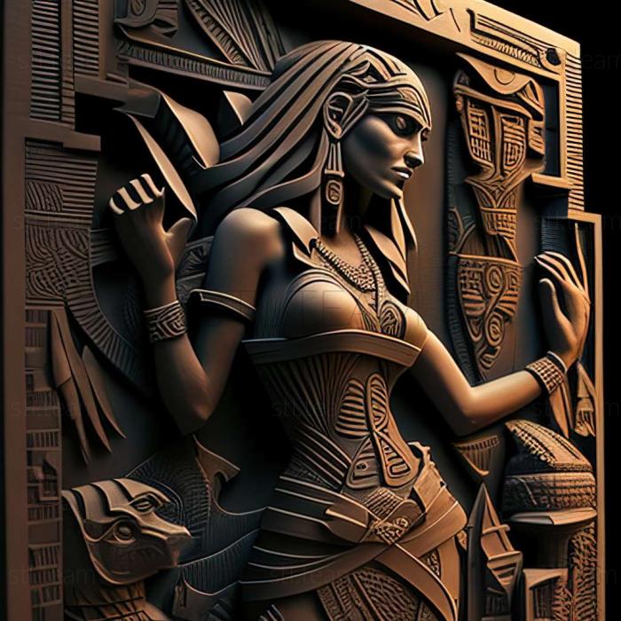 3D модель Игра Лара Крофт и храм Осириса (STL)